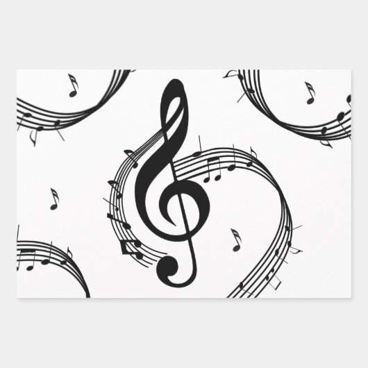 Climactic G Clef Geschenkpapier Set (Vorderseite)