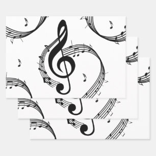 Climactic G Clef Geschenkpapier Set