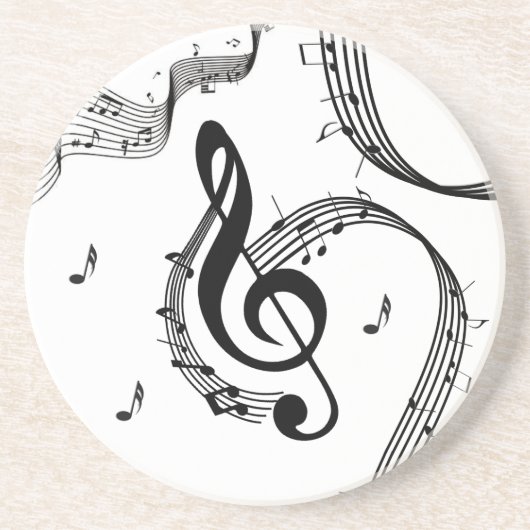 Climactic G Clef Getränkeuntersetzer (Vorne)