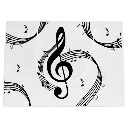 Climactic G Clef Große Geschenktüte (Vorderseite)