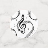 Climactic G Clef Konfetti (Klein Vorderseite)