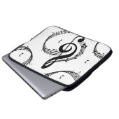 Climactic G Clef Laptopschutzhülle (Vorne Knopf)