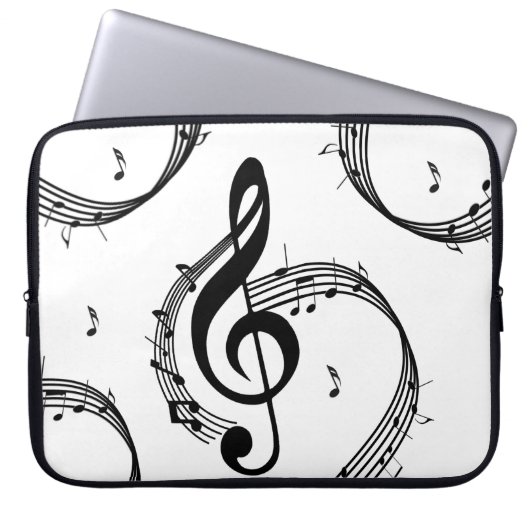 Climactic G Clef Laptopschutzhülle (Vorderseite)