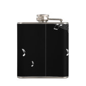 Climactic G Clef Music Black Flachmann (Rückseite)