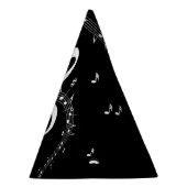 Climactic G Clef Music Black Partyhütchen (Rechts)