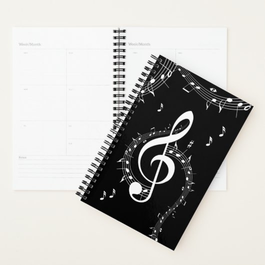 Climactic G Clef Music Black Planer (Anzeige)