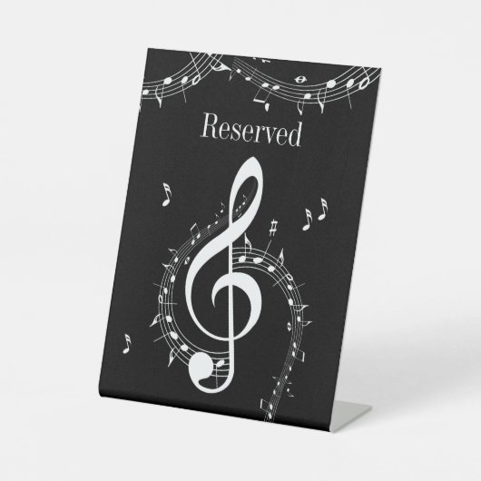 Climactic G Clef Music Black Sockelschild (Vorderseite)