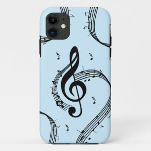 Climactic G Clef Music Blue Case-Mate iPhone Hülle