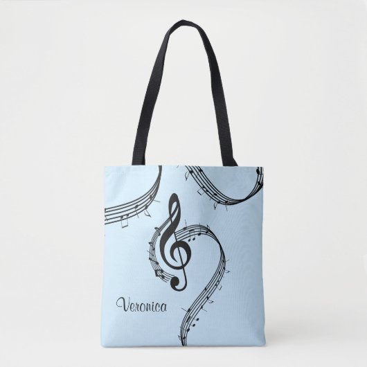 Climactic G Clef Music Blue Tasche (Vorderseite)