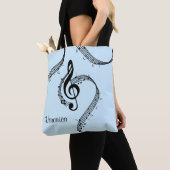 Climactic G Clef Music Blue Tasche (Von Nahem)