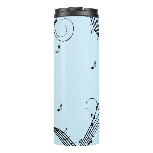 Climactic G Clef Music Blue Thermosbecher (Rückseite)