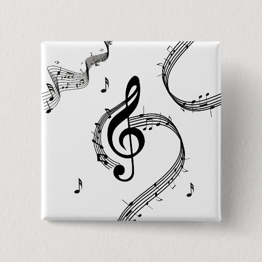 Climactic G Clef Music Button (Vorderseite)