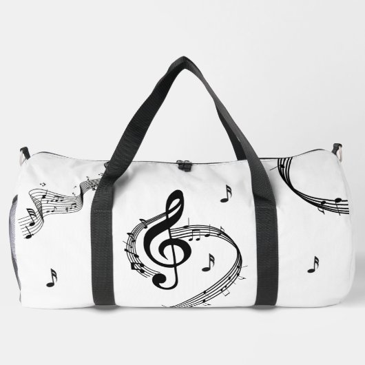 Climactic G Clef Music Duffle Bag (Rückseite)
