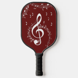 Climactic G Clef Music Maroon Pickleball Schläger