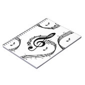 Climactic G Clef Music Notizblock (Linke Seite)