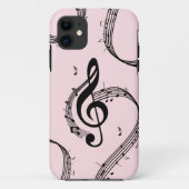 Climactic G Clef Music Pink Case-Mate iPhone Hülle (Rückseite)