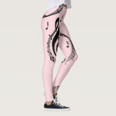 Climactic G Clef Music Pink Leggings (Rechts)