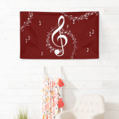 Climactic G Clef Music Red Banner (Insitu)