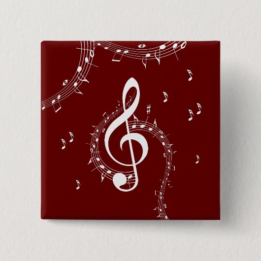 Climactic G Clef Music Red Button (Vorderseite)