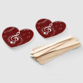 Climactic G Clef Music Red Fächer (Non-assembled)