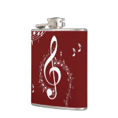 Climactic G Clef Music Red Flachmann (Links)