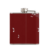 Climactic G Clef Music Red Flachmann (Rückseite)