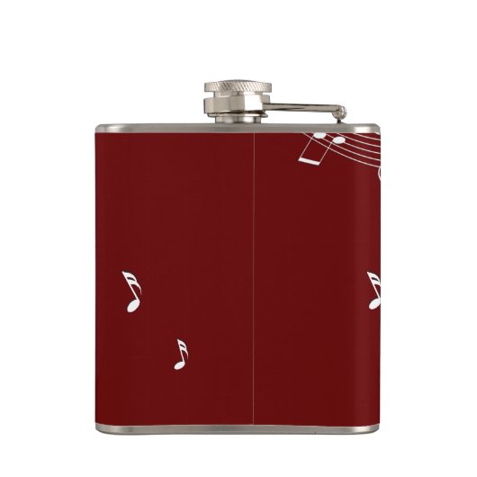 Climactic G Clef Music Red Flachmann (Rückseite)