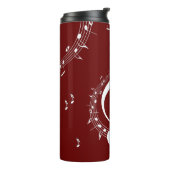 Climactic G Clef Music Red Thermosbecher (Nach links gedreht)