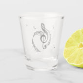 Climactic G Clef Music Schnapsglas (Rückseite)