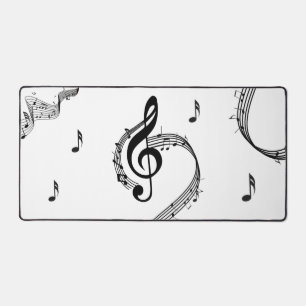 Climactic G Clef Music Schreibtischunterlage