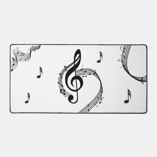 Climactic G Clef Music Schreibtischunterlage (Vorderseite)