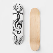 Climactic G Clef Music Skateboard (Vorderseite)