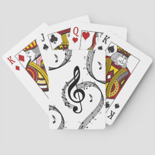 Climactic G Clef Music Spielkarten