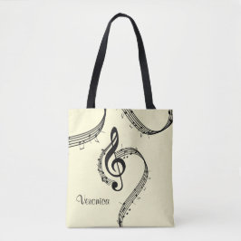 Climactic G Clef Music Yellow Tasche