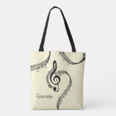 Climactic G Clef Music Yellow Tasche (Rückseite)