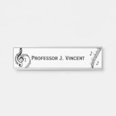 Climactic G Clef Name Türschild (Vorderseite )