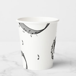 Climactic G Clef Pappbecher