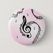 Climactic G Clef Pink Button (Vorderseite)