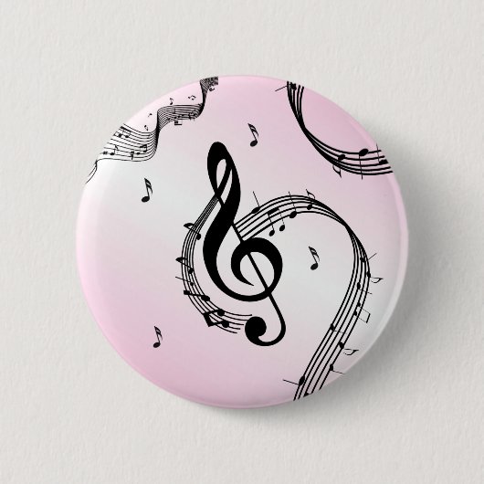 Climactic G Clef Pink Button (Vorderseite)