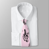 Climactic G Clef Pink Krawatte (Gebunden)