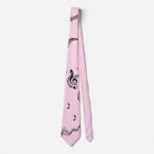 Climactic G Clef Pink Krawatte (Vorderseite)