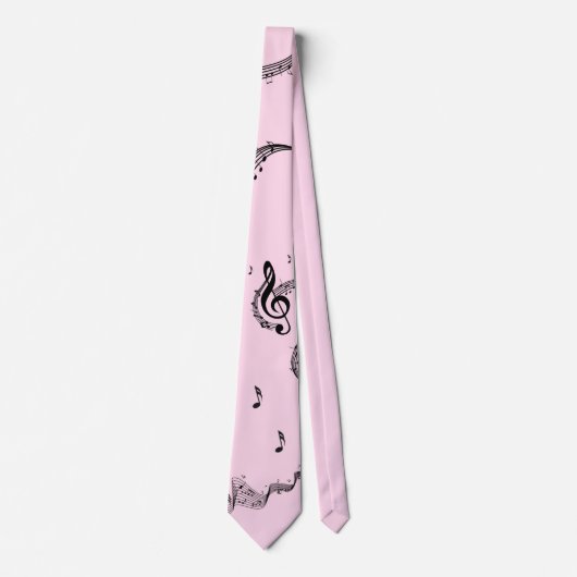 Climactic G Clef Pink Krawatte (Vorderseite)