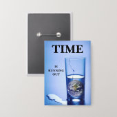 Climate Change Button (Vorderseite/Rückseite)