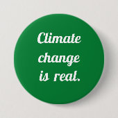 Climate Change: Green Button (Vorderseite)