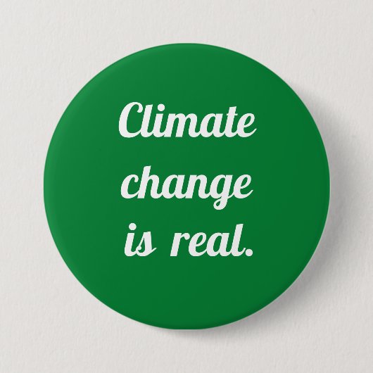 Climate Change: Green Button (Vorderseite)