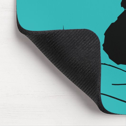 climate change is real mousepad (Ecke)