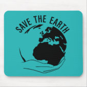 climate change is real mousepad (Vorne)