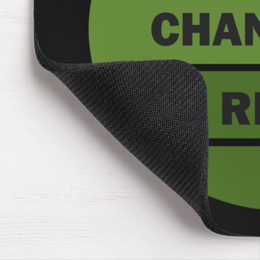 climate change is real mousepad (Ecke)