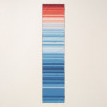 Climate Crisis Warming stripes  Schal<br><div class="desc">graphics have a CC-BY 4.0 license,  so can be used for any purpose as long as credit is given to Professor Ed Hawkins (University of Reading) and a link is provided to this website. https://showyourstripes.info/faq</div>