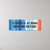 Climate Emergency Panoramic Canvas - Extra Wide Leinwanddruck (Vorderseite)